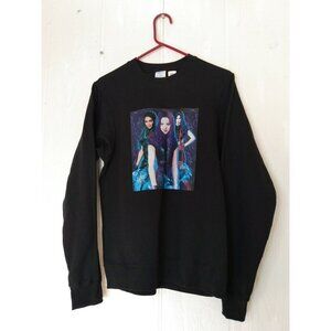 Disney Descendants Adults Unisex Sz S Sweatshirt Pullover Fleece Black NEW